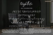 Nightlife, a Handwritten Font by HATFSTUDIO (Thumbnail 8 of 8)