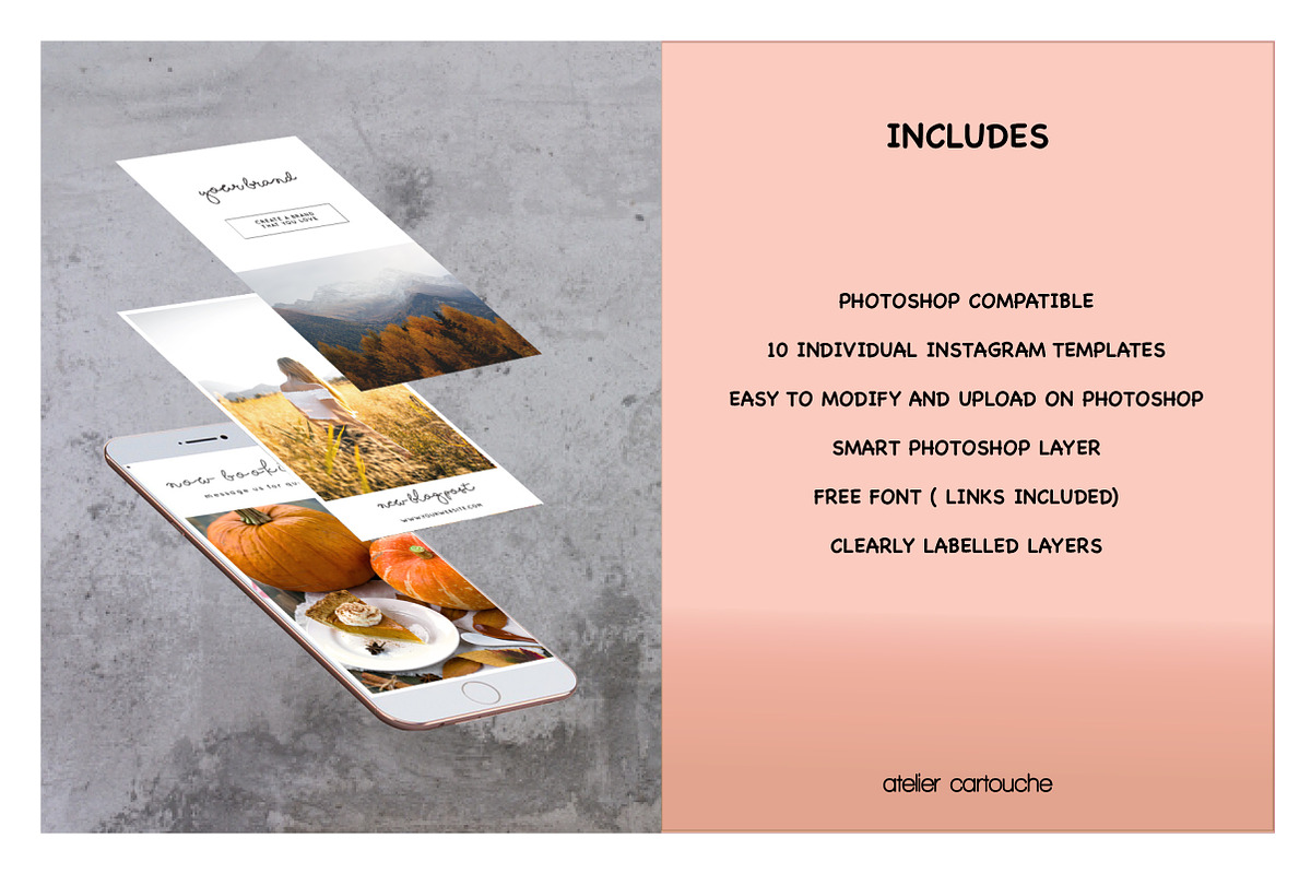 Instagram Stories Pack, a Social Media Template by AtelierCartouche (Photo 3 of 3)