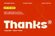 Klagor - Bold Display Font, a Sans Serif Font by Iqsiart Studio (Thumbnail 15 of 15)