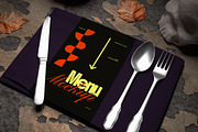 Halloween Food Menu Mockup, a Product Mockup by graphicook (Thumbnail 3 of 4)