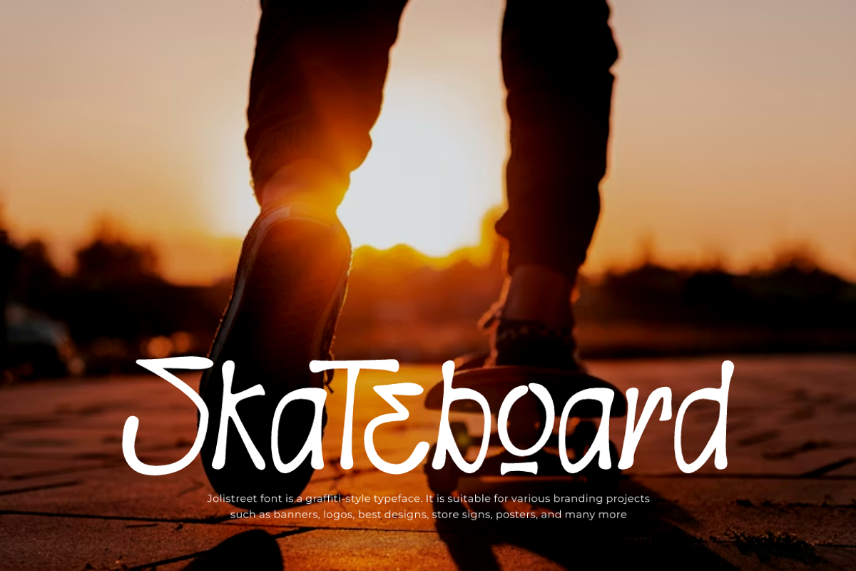 Jolistreet - Street Graffiti Font, a Sans Serif Font by QR Design Studio (Photo 4 of 8)