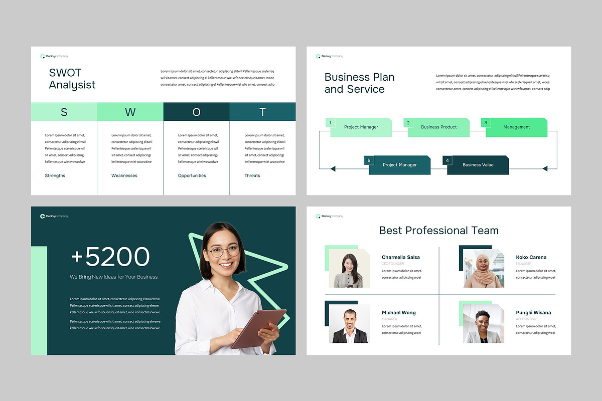 DECKVY - Business Pitch Deck PPT, a Presentation Template by rgbryand (Photo 4 of 9)