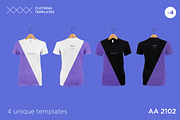 AA 2101 - Womens blank t-shirt set, a Shirt Mockup by Clothing Templates (Thumbnail 1 of 3)