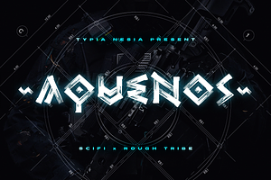 Aquenos - Brush Tribe Font