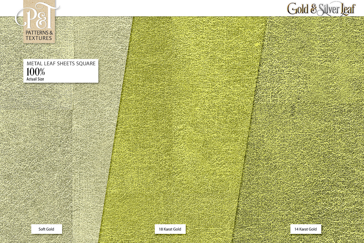 Gold & Silver Leaf, a Texture Graphic by Patterns & Textures (Photo 7 of 16)