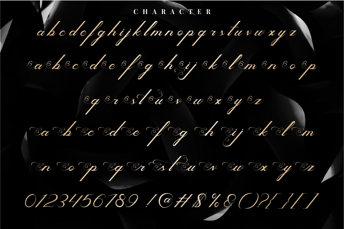 Melodious Script preview 7