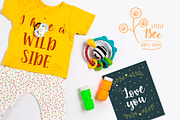 Little Bee. Duo font & logos., a Script Font by Red Ink (Thumbnail 9 of 11)