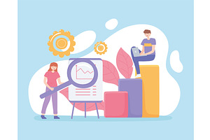 people economy strategy, a Person Illustration by studiogstock