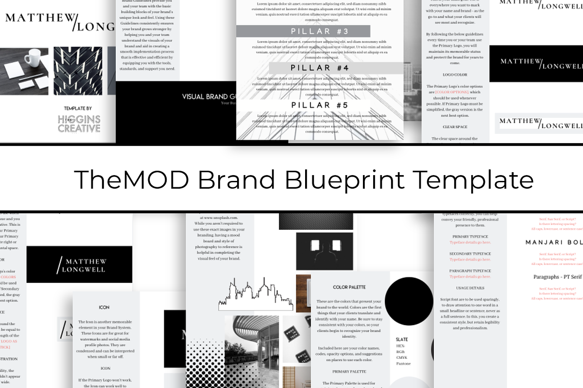 Brand Blueprint Template - MOD, a Templates & Theme by The Higgins Creative (Photo 1 of 5)