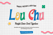 Lou Chu, a Sans Serif Font by ilhamtaro (Thumbnail 1 of 10)
