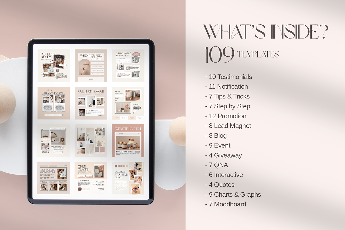 Instagram Wellness for Coach CANVA, a Social Media Template by Analogi Studio (Photo 2 of 26)