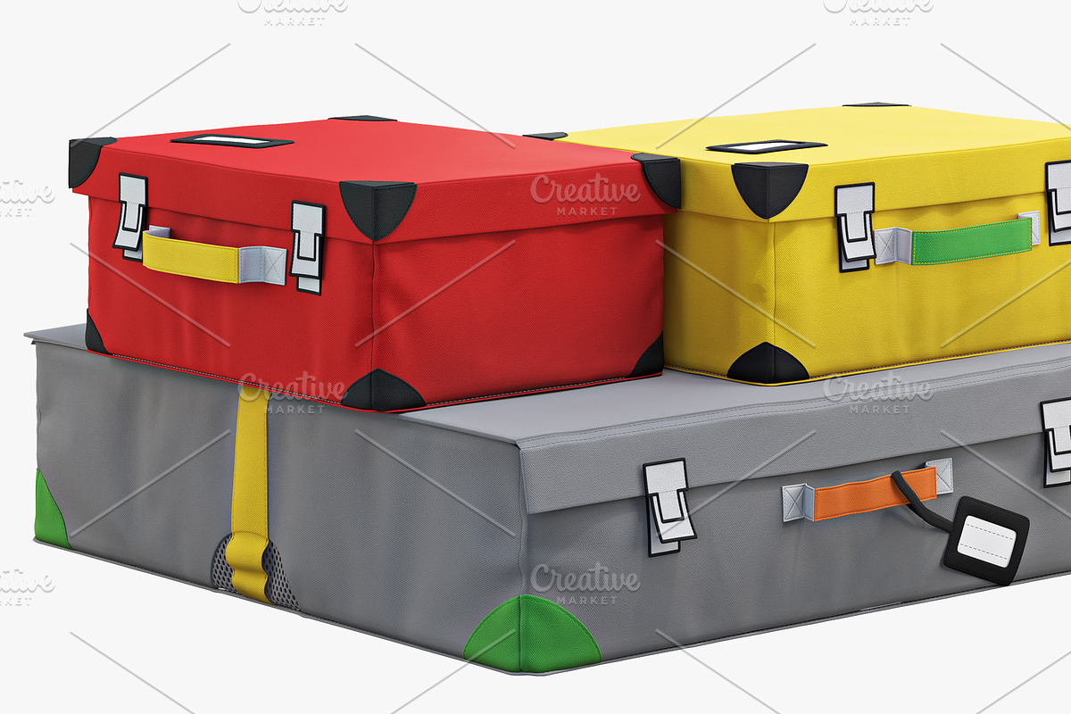 Flyttbar box set 3d model, an Object 3D Model by 3dmitruk (Photo 6 of 10)