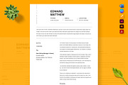 Job Application Design, a Resume Template by Nur Designer (Thumbnail 2 of 4)