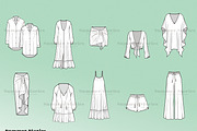 High Res Fashion Beachwear Flats, a Graphic by Summer Stories (Thumbnail 8 of 8)