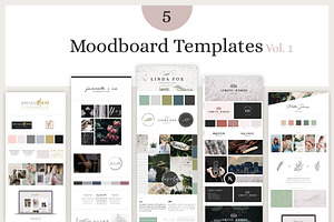 Mood Board Template Bundle - Vol. 1