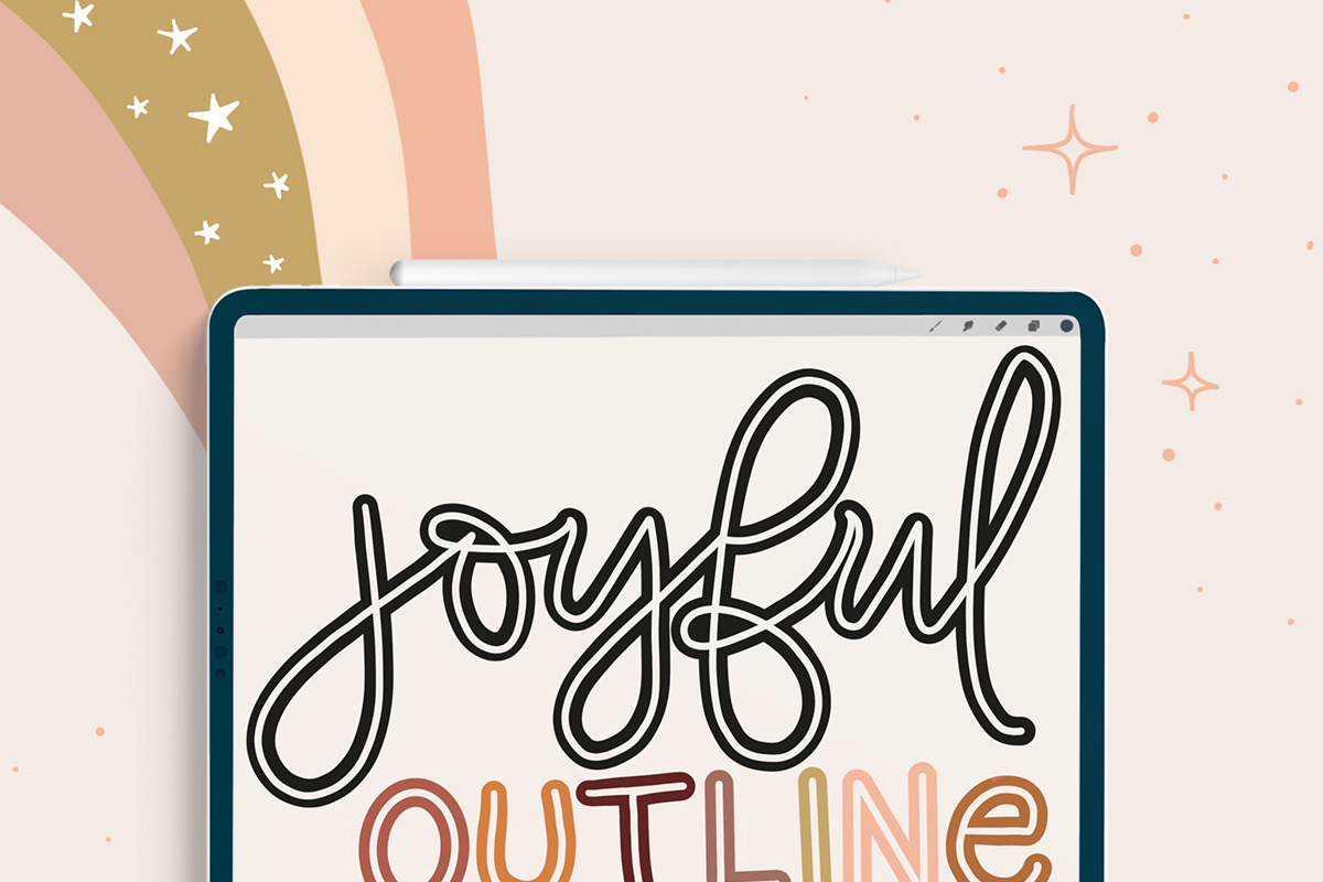 Joyful Procreate Brush Calligraphy, a Brush Add-On by HowJoyful  (Photo 5 of 44)