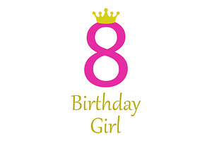 8th birthday girl, an Illustration by Mark1987