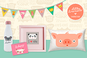 Cute Little Animals, a Pattern Graphic by Isa De Gregorio (Thumbnail 5 of 5)