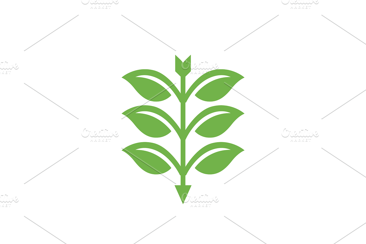 organic agriculture ecology logo, a Branding & Logo Template by devastd