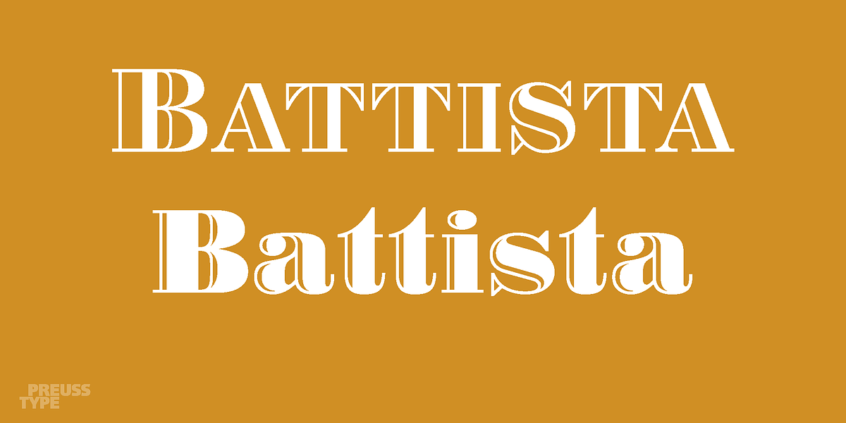 Battista, a Serif Font by preussTYPE (Photo 2 of 9)