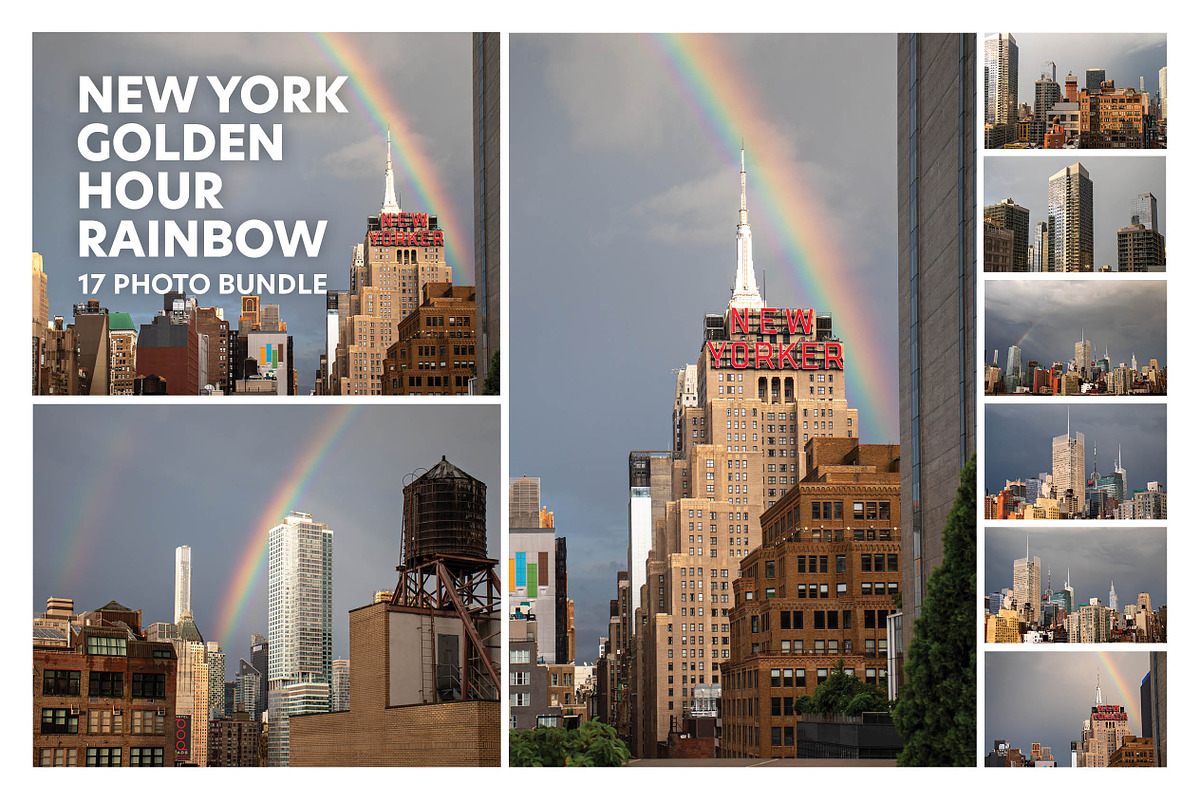 New York Golden Hour Rainbow Photos, a Nature Photo by Full Circle Design Studio (Photo 1 of 17)