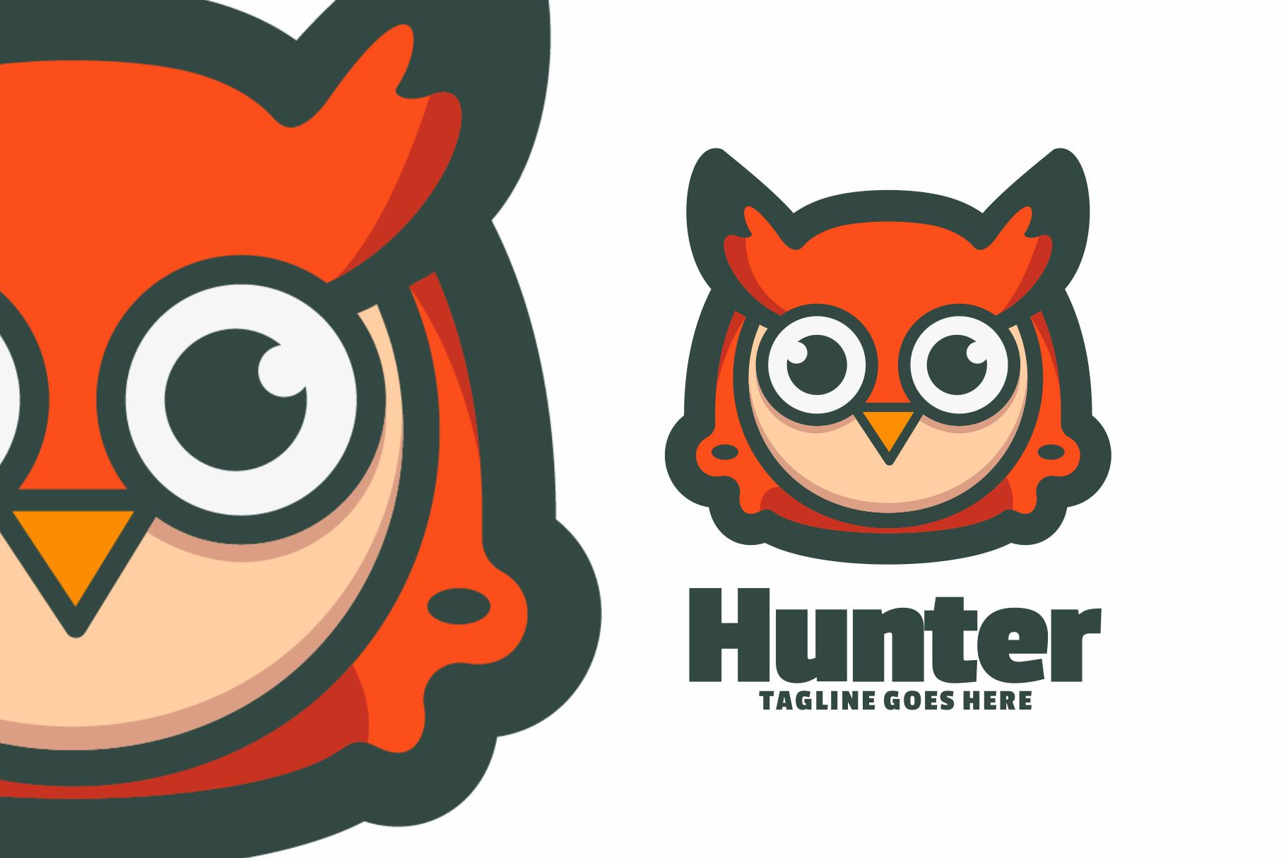 Hunter Logo Vector, a Branding & Logo Template by lelevien