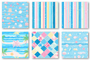 Summer Seamless Patterns, an Illustration by Dream Creation (Thumbnail 5 of 8)