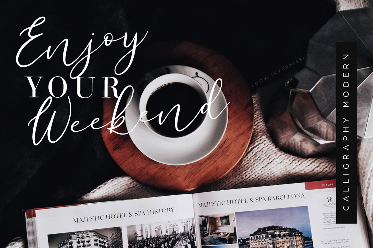 Wonderlust Calligraphy Wedding Font preview 4