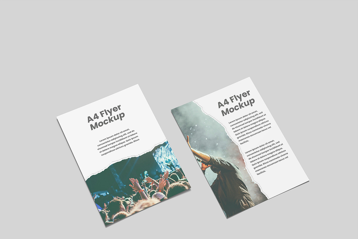 Minimalist Flyer Mockup, a Flyer Template by Rendemporium (Photo 4 of 7)