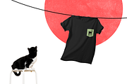 Hand-Drawn Cat Illustrations, an Animal Illustration by nyulpsd (Thumbnail 2 of 5)