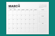 2027 Monthly Planner (MP049-27-L2), a Stationery Template by mikhailmorosin (Thumbnail 2 of 7)