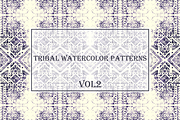 Tribal watercolor patterns vol2, a Pattern Graphic by Art Sproot (Thumbnail 1 of 3)