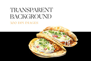 Mexican Food Clipart, Tacos, Nachos