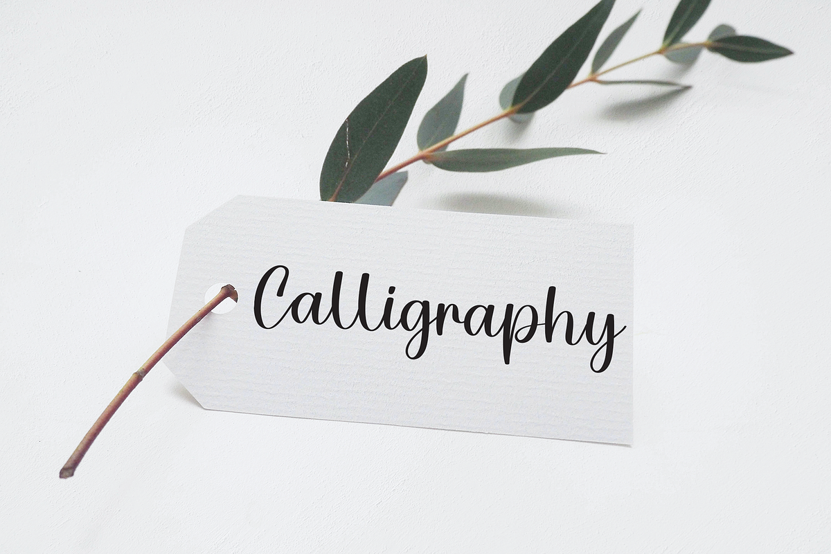 Holiday | Script Font, a Script Font by Scratchones (Photo 5 of 6)