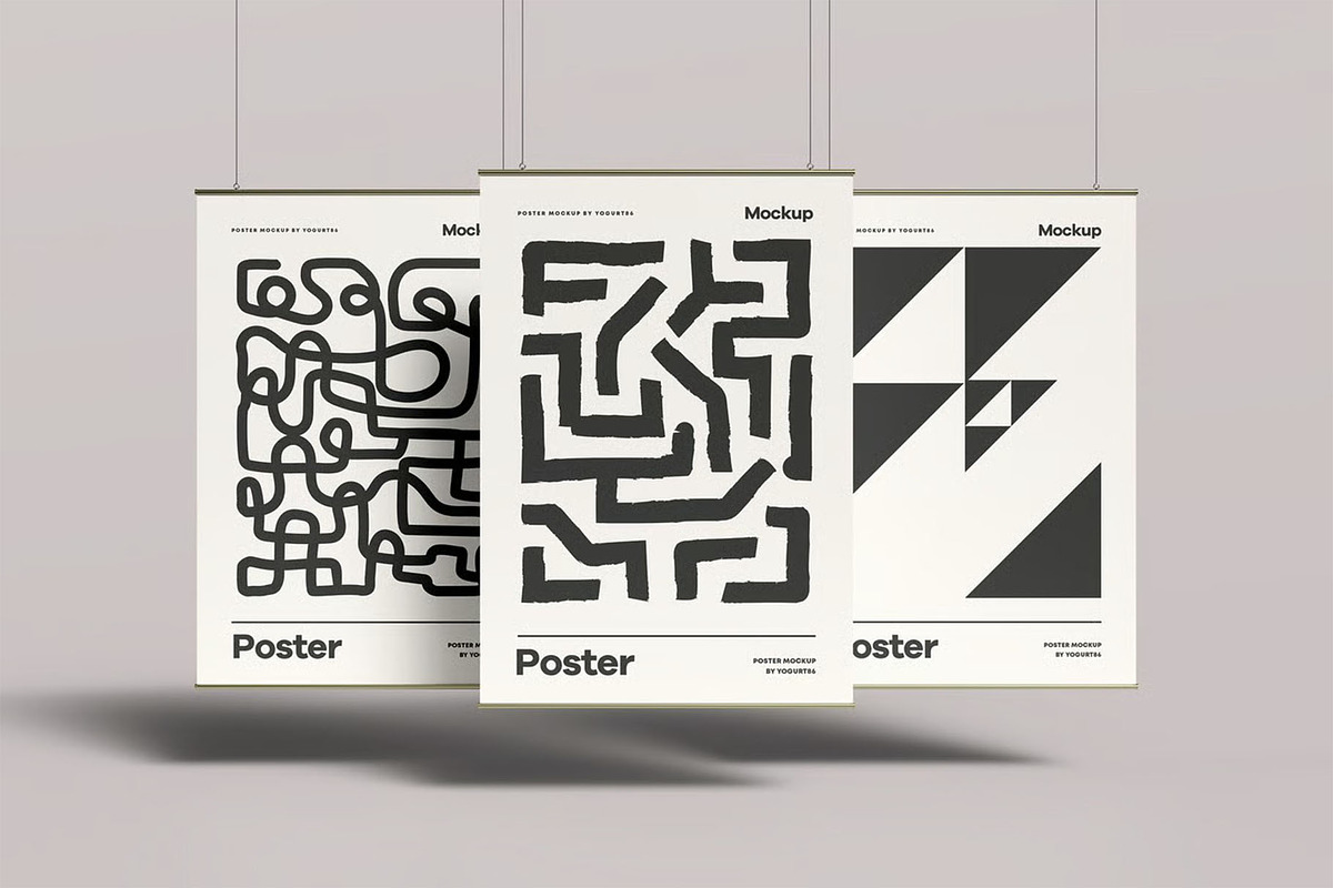 Poster Mock up, an Advertising Mockup by zippypixelstudio (Photo 5 of 13)