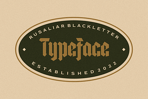 Rusaliar Blackletter