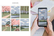 Blossom | Women in nature scenes, a Seasonal Illustration by LyubovZaytseva (Thumbnail 13 of 19)