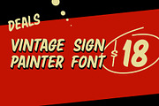 Deal | Modern Sign Painter Font, a Serif Font by Andika Fez (Thumbnail 2 of 8)
