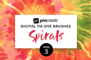 Procreate Tie-Dye Brush Stamp Bundle, a Brush Add-On by The Gypsy Goddess (Thumbnail 7 of 11)