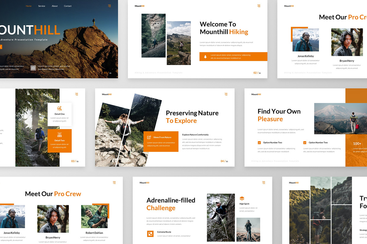 Mounthill - Hiking Keynote Template, a Presentation Template by GraphauseProject (Photo 4 of 6)