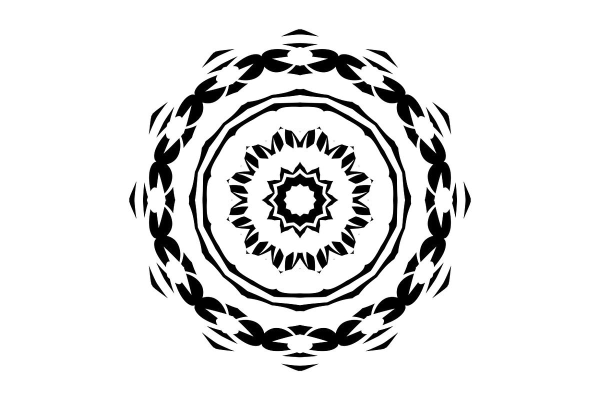 Artistic Mandala Vector Collection, a Decorative Illustration by NJ Himel (Photo 69 of 101)