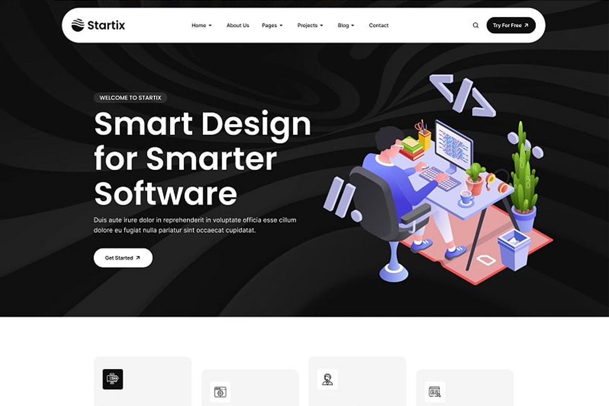 Startix - SaaS Landing HTML Template, a HTML Template by Helenshop (Photo 4 of 4)