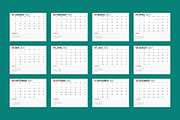 Minimal 2027 Vector Calendar EPS, a Texture Illustration by mikhailmorosin (Thumbnail 1 of 8)
