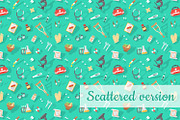 Medical flat seamless pattern, a Pattern Graphic by Vectorikart (Thumbnail 3 of 3)