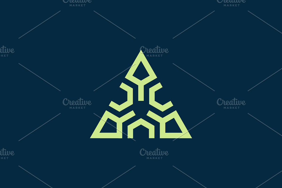 elegant house lines spear logo, a Branding & Logo Template by Rasagama Studio