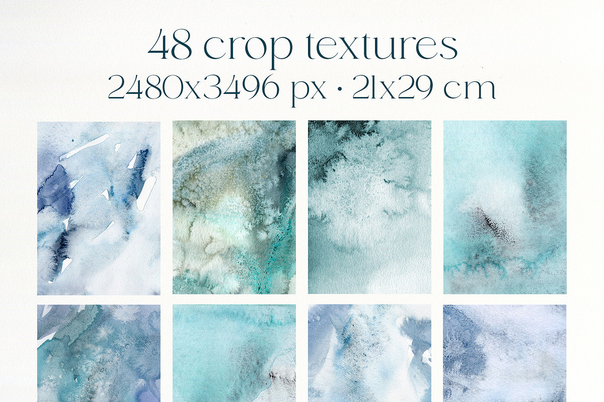 Ocean watercolor summer background, a Texture Graphic by Yuliya Derbisheva (Photo 15 of 18)