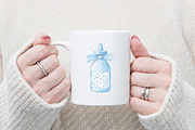 Watercolor Blue Baby Shower PNG Clip, an Illustration by Watercolor design (Thumbnail 11 of 12)
