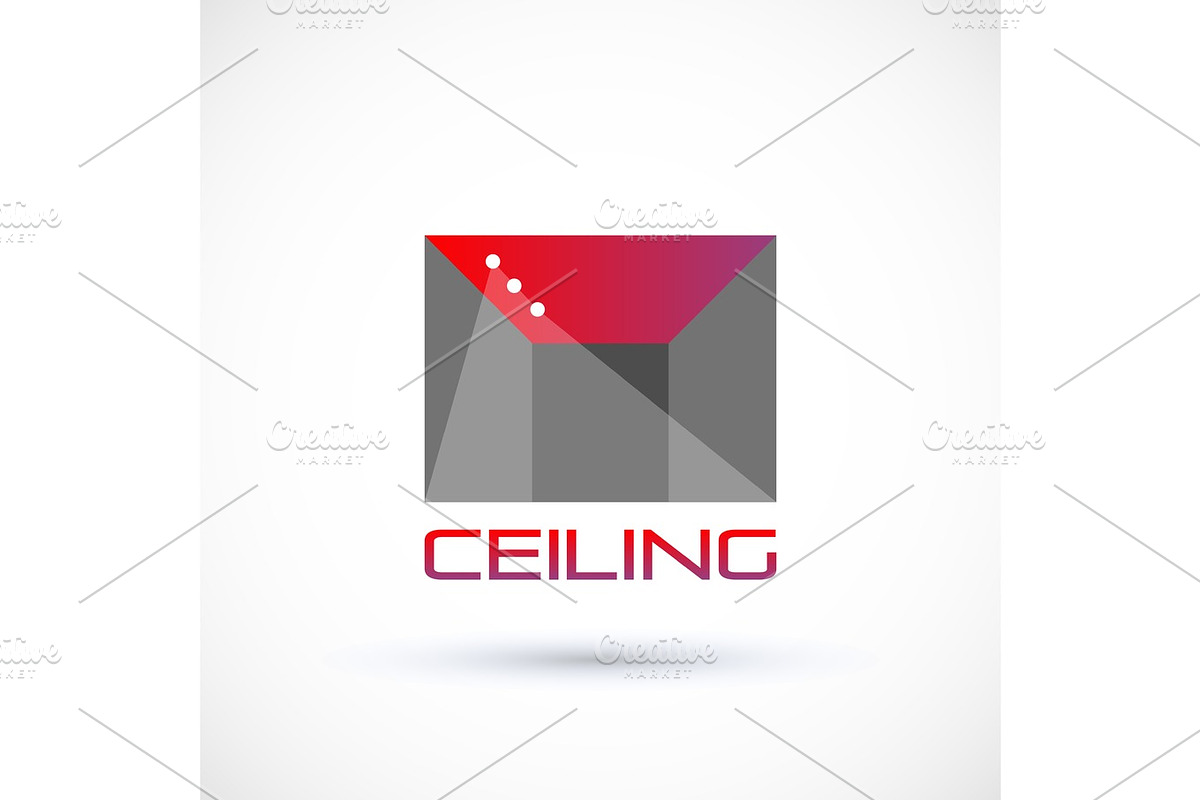 Stretch ceiling, a Branding & Logo Template by A.Lila