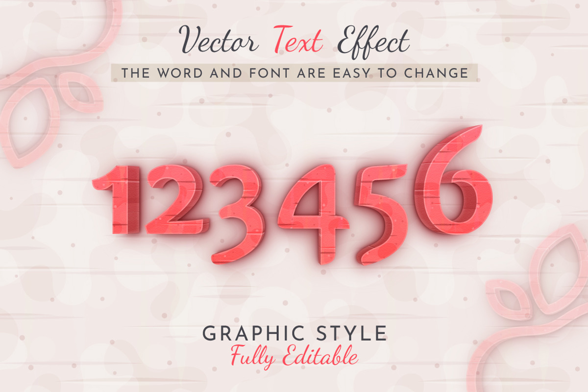 3D Apple Editable Text Effect, a Layer Style Add-On by rwgusev (Photo 5 of 7)