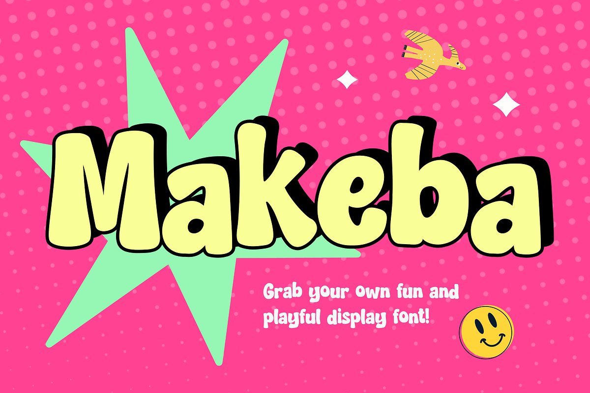 MAKEBA, a Serif Font by TokoPress (Photo 1 of 9)